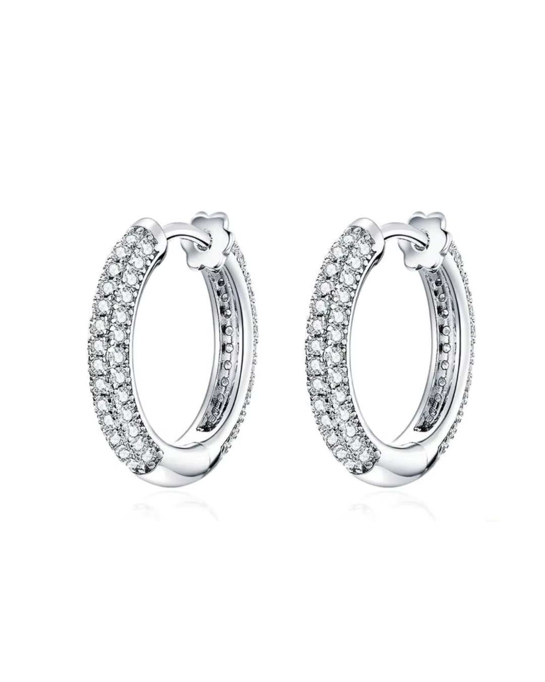 Arracada Pavé mediana