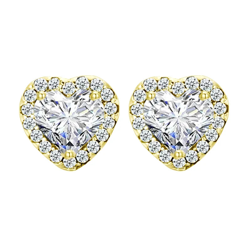 Broquel corazón Amarillo