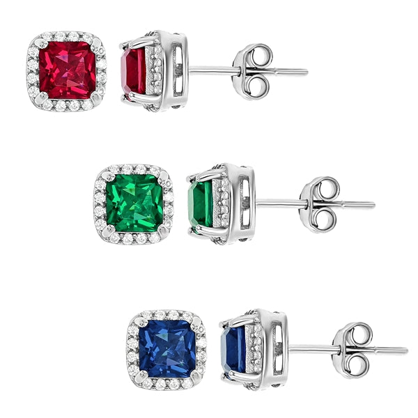 Aretes Princess Halo 5mm