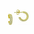 Aretes Pave dorados