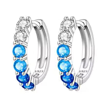 Aretes Huggies Blus