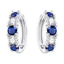 Aretes Huggies Mar Blue